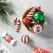 Glitzhome® 160 Pack Whimsical Red & Green Deluxe Boxed Shatterproof Ornaments